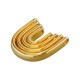 Colgante de Metal Zamak Semiredondo con Barras  28x27mm Ø3.2mm (4pcs/ Set)