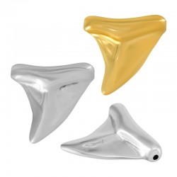 Colgante de Metal Zamak Diente 40x38mm Ø2.6mm