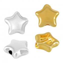 Pasador de Metal Zamak Estrella 12mm Ø2mm