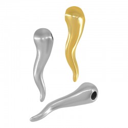 Colgante de Metal Zamak Pimienta  8x29mm Ø3mm