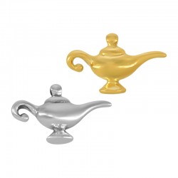 Colgante de Metal Zamak Lámpara de aceite 23x15mm Ø1.8mm