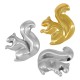 Colgante de Metal Zamak Ardilla 23x19mm Ø2.2mm