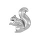 Colgante de Metal Zamak Ardilla 23x19mm Ø2.2mm