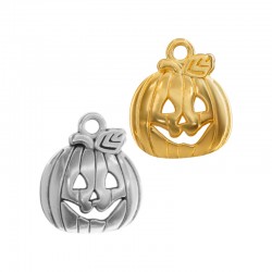 Colgante de Metal Zamak Calabaza 16x18mm