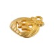 Colgante de Metal Zamak Calabaza 16x18mm