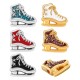 Entrepieza de Metal Zamak Esmaltado Patines de Hielo 17x15mm (Ø2.2mm)