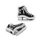 Entrepieza de Metal Zamak Esmaltado Patines de Hielo 17x15mm (Ø2.2mm)
