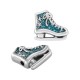 Entrepieza de Metal Zamak Esmaltado Patines de Hielo 17x15mm (Ø2.2mm)