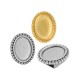Pasador de  Metal Zamak para Cabujon (10x14mm) 18x15mm (Ø10.2x2.2mm)