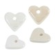 Colgante de Cerámica Esmaltada Corazón 23x20mm (Ø3.2mm)