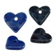 Colgante de Cerámica Esmaltada Corazón 23x20mm (Ø3.2mm)