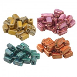 Tubo Cuadrado de Cerámica Esmaltada 5x9 (Ø1.9mm)