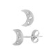 Pendientes de Acero Inoxidable 304 Luna y Rayo (set 3)