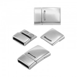 Cierre Magnético de Metal Zamak 27x18mm Ø15x3mm