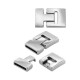 Cierre Magnético de Metal Zamak 36x23mm Ø20x3mm
