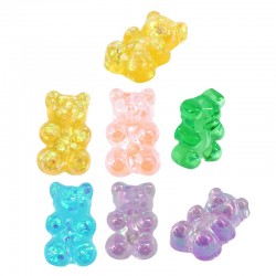 Colgante de Resina Osito 11x17mm