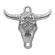 Colgante de Acero Inoxidable 304 Cabeza de Toro 24.4x21.8mm/5mm