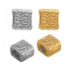 Entrepieza de Acero Inoxidable 5x4.9mm/3.3mm Ø1.5mm