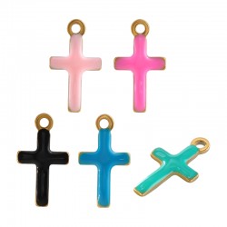 Colgante de Acero Inoxidable Cruz 5.5x10mm/1.5mm