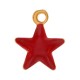 Colgante de Acero Inoxidable 304 Estrella con Esmalte 5x6mm/1.2mm