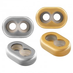 Conector de Acero Inoxidable 304 con Caucho 8.2x10.5mm/3.8mm