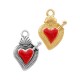 Colgante de Metal Zamak Corazón 16x22mm