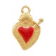 Colgante de Metal Zamak Corazón 16x22mm