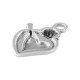 Colgante de Metal Zamak Corazón 16x22mm