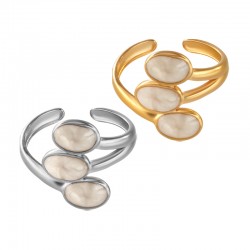 Anillo de Acero Inoxidable 304 Esmaltado 20.9x19mm (Ø18mm)