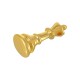 Colgante de Metal Zamak Reina de ajedrez 15x32mm Ø2.2mm