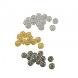 Bola de Resina con Gliter 8mm