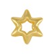 Pasador de Metal Zamak Estrella 11mm Ø1.8mm