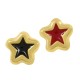 Pasador de Metal Estrella Esmaltada 7mm  (Ø 2,2mm)