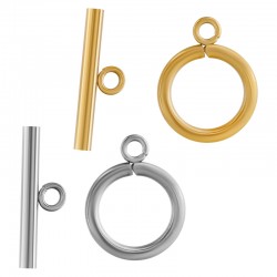 Cierre T de Acero Inoxidable 304 14/2mm con Barra 20/2.5mm