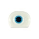 Entrepieza de Resina Semiredonda con Ojo 28x21mm Ø6mm