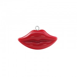Colgante de Resina Labios 34x16.5mm