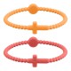 Pulsera de Caucho Elástica con Cruz 195/4mm (5 pcs/set)