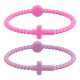 Pulsera de Caucho Elástica con Cruz 195/4mm (5 pcs/set)