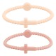 Pulsera de Caucho Elástica con Cruz 195/4mm (5 pcs/set)