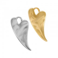 Colgante de Metal Zamak Corazón 11x23mm