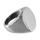 Anillo de Acero Inoxidable 304 Oval 23x20mm (Ø18mm Size 8)