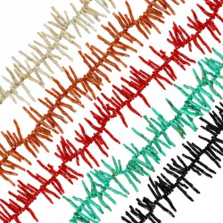 Colgante de Acrílico Coral 18x47mm