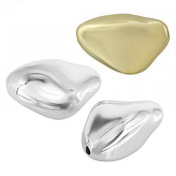 Entrepieza de Acrílico UV Irregular 23x35.9mm/17.4mm Ø2.8mm