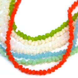 Entrepieza de Vidrio Iregular ~3mm (~150pcs/tira)