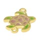 Conector de Metal Zamak Tortuga Esmaltada 18x16mm