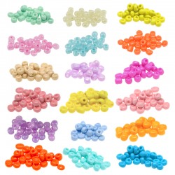 Rocalla de Cristal Redondo 6/0 4mm (Ø1mm)