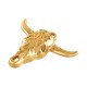 Colgante de Acero Inoxidable 304 Cabeza de Toro 24.4x21.8mm/5mm