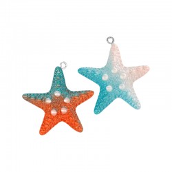 Colgante de Resina Estrella de Mar 35x33mm