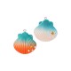Colgante de Resina Concha 33x30mm
