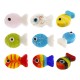 Entrepieza de Murano Style Pez 13x20mm/5mm Ø1.5mm